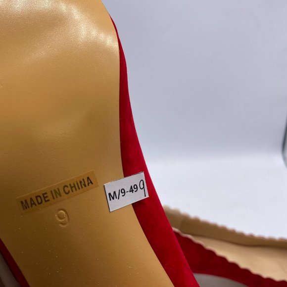 FSJ Chunky Cute Dress Shoes Scalloping Round Toe - Picture 10 of 10